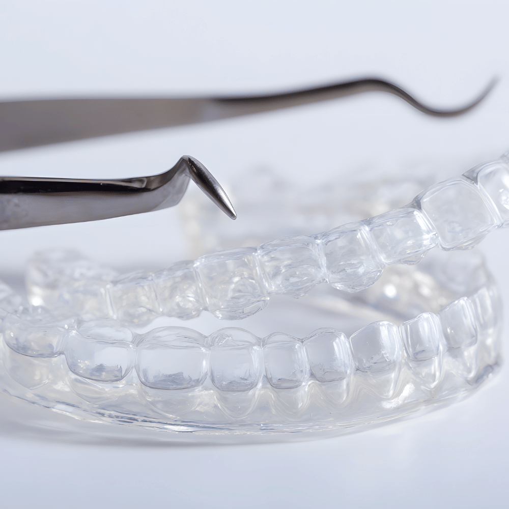 Transparante beugels voor tandencorrectie